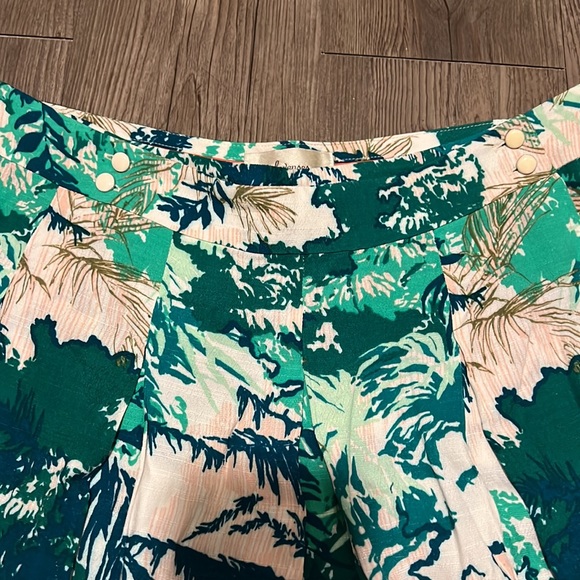Anthropologie Elevenses Skort Tropical Pattern - Picture 2 of 9